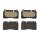 Brake pad set disc brake 16 mm BREMBO suitable for e.g. VW TOUAREG
