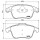 Brake pad set disc brake wear warning contact BREMBO for CITROËN DS5 and others
