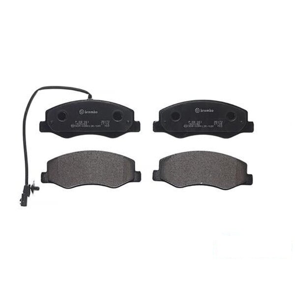 Brake pad set disc brake 18 mm BREMBO suitable for e.g. OPEL MOVANO