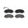 Brake pad set disc brake 18 mm BREMBO for e.g. RENAULT MASTER