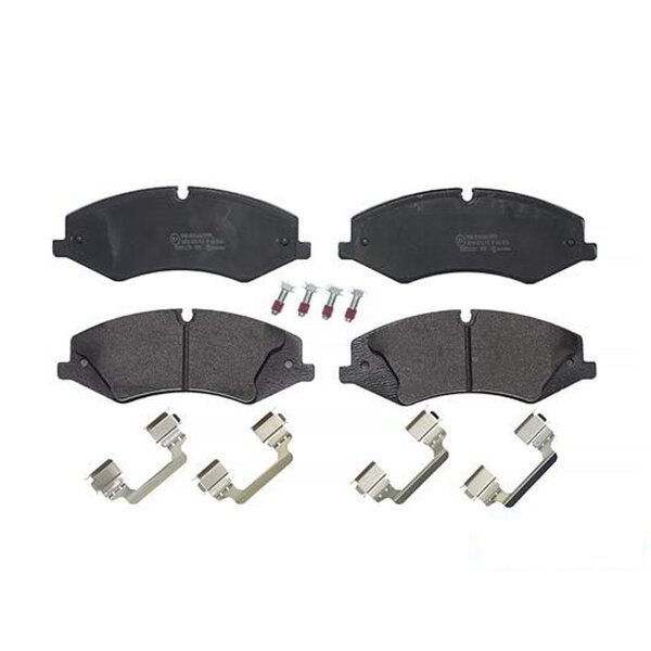 Brake pad set disc brake 19 mm BREMBO for e.g. LAND ROVER SPORT