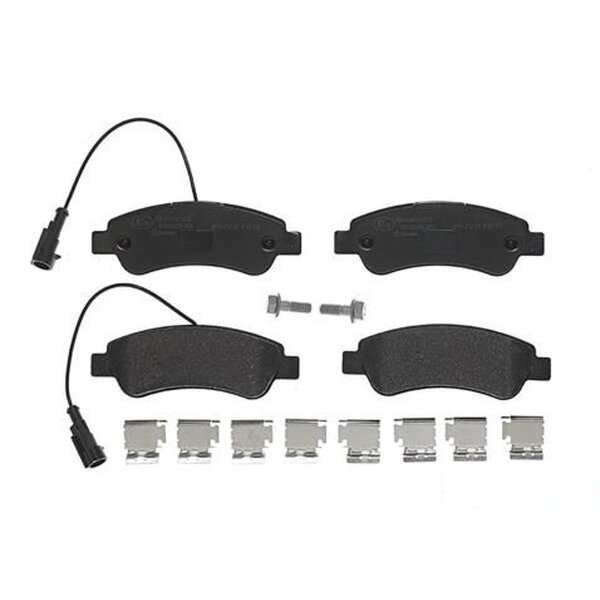 Bremsbelagsatz Scheibenbremse 19 mm BREMBO für u.a. FIAT DUCATO