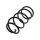 Suspension Spring Front Axle Coil Spring TRISCAN for FORD FOCUS and others