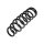 Suspension Spring front axle coil spring TRISCAN for e.g. MAZDA 6