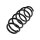 Suspension Spring Front Axle Coil Spring TRISCAN for e.g. OPEL ASTRA