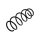 Suspension Spring Front Axle Coil Spring TRISCAN for FIAT PUNTO and others
