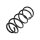 Suspension Spring Front Axle Coil Spring TRISCAN for VOLVO C30 and others