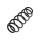 Suspension Spring Rear Axle Coil Spring TRISCAN for CITROËN C4 and others