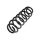 Suspension Spring Rear Axle Coil Spring TRISCAN for SKODA OCTAVIA and others