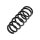 Suspension Spring Rear Axle Coil Spring TRISCAN for TOYOTA AVENSIS