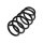 Suspension Spring front axle coil spring TRISCAN for e.g. VW TOURAN