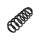 Suspension Spring rear axle coil spring TRISCAN for e.g. VW TOURAN