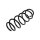 Suspension Spring Front Axle Coil Spring TRISCAN for SKODA FABIA and others