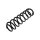 Suspension Spring rear axle coil spring TRISCAN for e.g. SKODA FABIA