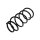 Suspension Spring Front Axle Coil Spring TRISCAN for NISSAN ALMERA and others