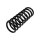 Suspension Spring Rear Axle Coil Spring TRISCAN for FORD MONDEO