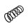 Suspension Spring Front Axle Coil Spring TRISCAN for CITROËN BERLINGO and others