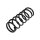 Suspension Spring Rear Axle Coil Spring TRISCAN for SUZUKI JIMNY