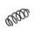 Suspension Spring Front Axle Coil Spring TRISCAN for FORD FUSION