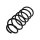 Suspension Spring Front Axle Coil Spring TRISCAN for VOLVO V70 and others