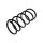 Suspension Spring Front Axle Coil Spring TRISCAN for CITROËN BERLINGO and others