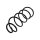 Suspension Spring Front Axle Coil Spring TRISCAN for CITROËN C4 and others