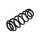 Suspension Spring Rear Axle Coil Spring TRISCAN suitable for AUDI TT