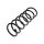 Suspension Spring Front Axle Coil Spring TRISCAN for SAAB 9-3