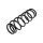 Suspension Spring Front Axle Coil Spring TRISCAN for SUZUKI JIMNY