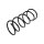 Suspension Spring Front Axle Coil Spring TRISCAN for PEUGEOT 206 and others
