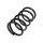 Suspension Spring Rear Axle Coil Spring TRISCAN for TOYOTA RAV