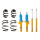 Suspension kit springs dampers gas pressure BILSTEIN B12 Pro-Kit for e.g. BMW 3