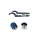 Suspension Kit, springs/shock absorbers Gas Pressure BILSTEIN for e.g. AUDI A6