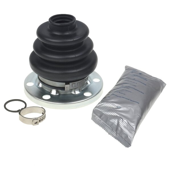 Faltenbalgsatz Antriebswelle Gummi/Metall Ø24mm Gelenkscheibe +Fett LÖBRO