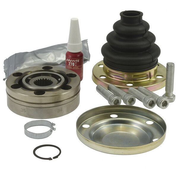 Joint Kit Drive Shaft NBR Ø100mm Joint Disc +grease LÖBRO for e.g. BMW 3 Series