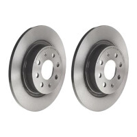2 Bremsscheiben voll Ø 264 mm 10 mm beschichtet...