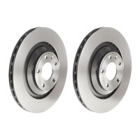 2 brake discs ventilated Ø 330 mm 22 mm coated...