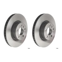 2 brake discs ventilated Ø 328 mm 28 mm coated...