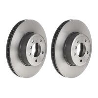 2 brake discs ventilated Ø 324 mm 30 mm coated...