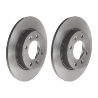 2 brake discs full Ø 247 mm 9 mm coated BREMBO for...