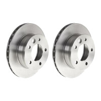 2 brake discs ventilated Ø 276 mm 22 mm BREMBO for...