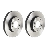 2 brake discs ventilated Ø 274 mm 24 mm BREMBO for...