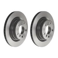 2 brake discs ventilated Ø 300 mm 20 mm coated...