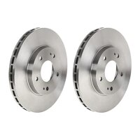 2 brake discs ventilated Ø 276 mm 24 mm BREMBO for...