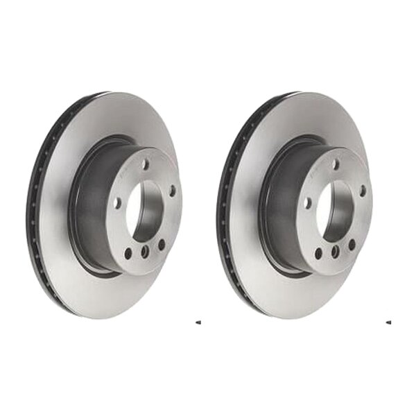2 brake discs ventilated Ø 292 mm 22 mm coated BREMBO for BMW 1 series