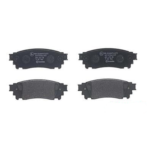 Brake pad set disc brake 15 mm BREMBO suitable for e.g. LEXUS NX