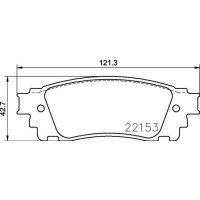 Brake pad set disc brake 15 mm BREMBO suitable for e.g....