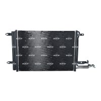 Condenser air conditioning with sealing ring NRF for AUDI A3