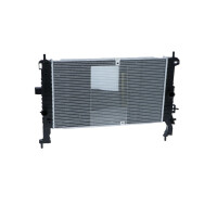 Kühler Motorkühlung Kühlrippen gelötet 600 - 358 mm Alu NRF für OPEL MERIVA
