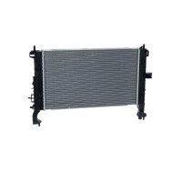 Kühler Motorkühlung Kühlrippen gelötet 600 - 358 mm Alu NRF für OPEL MERIVA